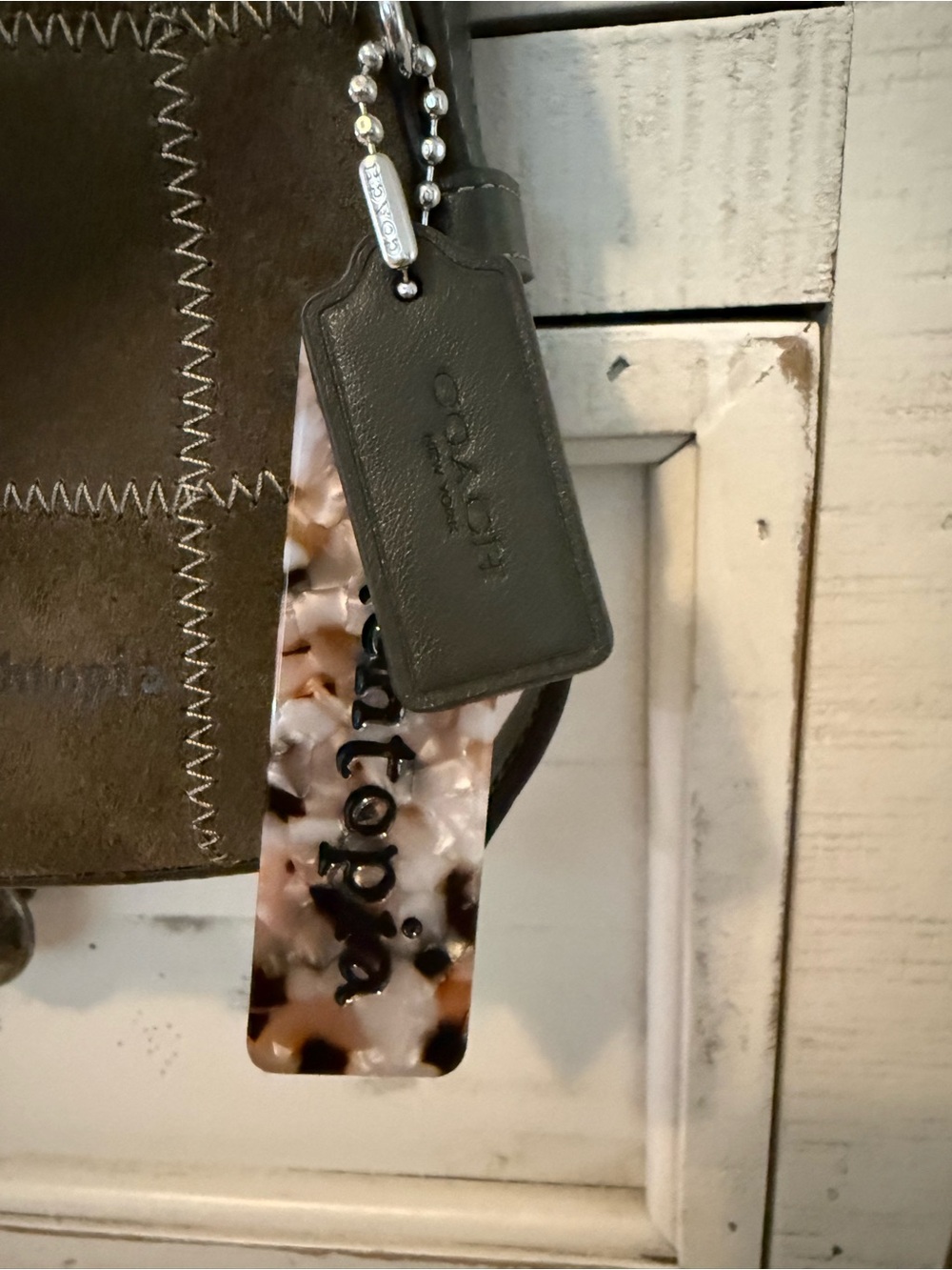 Coachtopia Small Olive (Suede) Patch Alter/Ego Slouchy - NWOT - Picture 5 of 8
